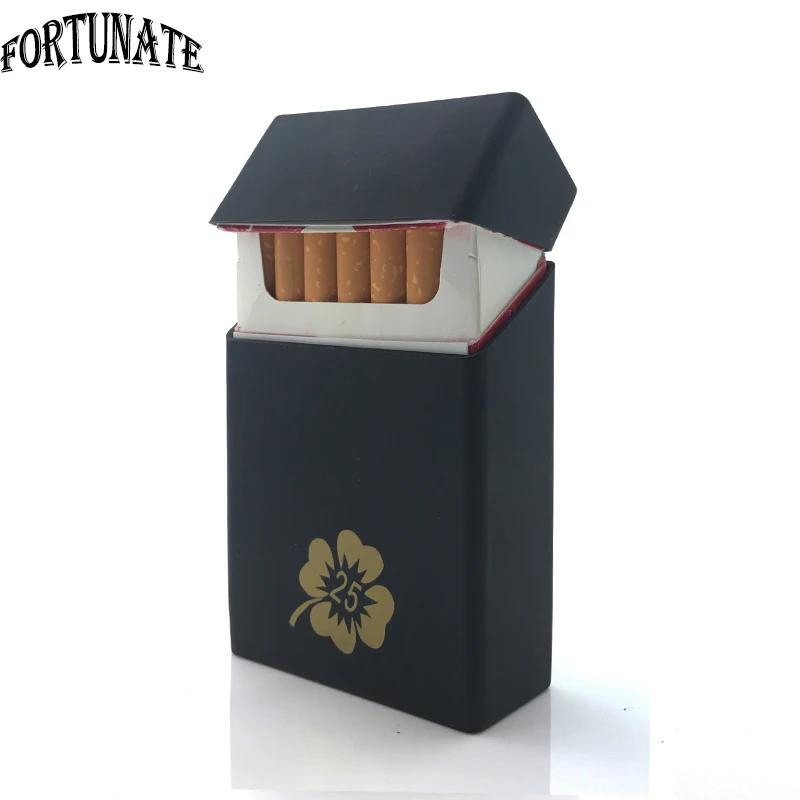 Вмещает 20 сигарет новинка с листком клевера силиконовый чехол для Модный