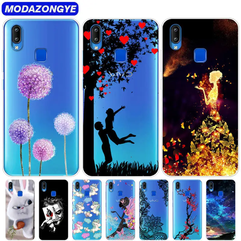 Чехол Vivo Y91 чехол для телефона Y91i силиконовая мягкая Задняя накладка чехла из ТПУ