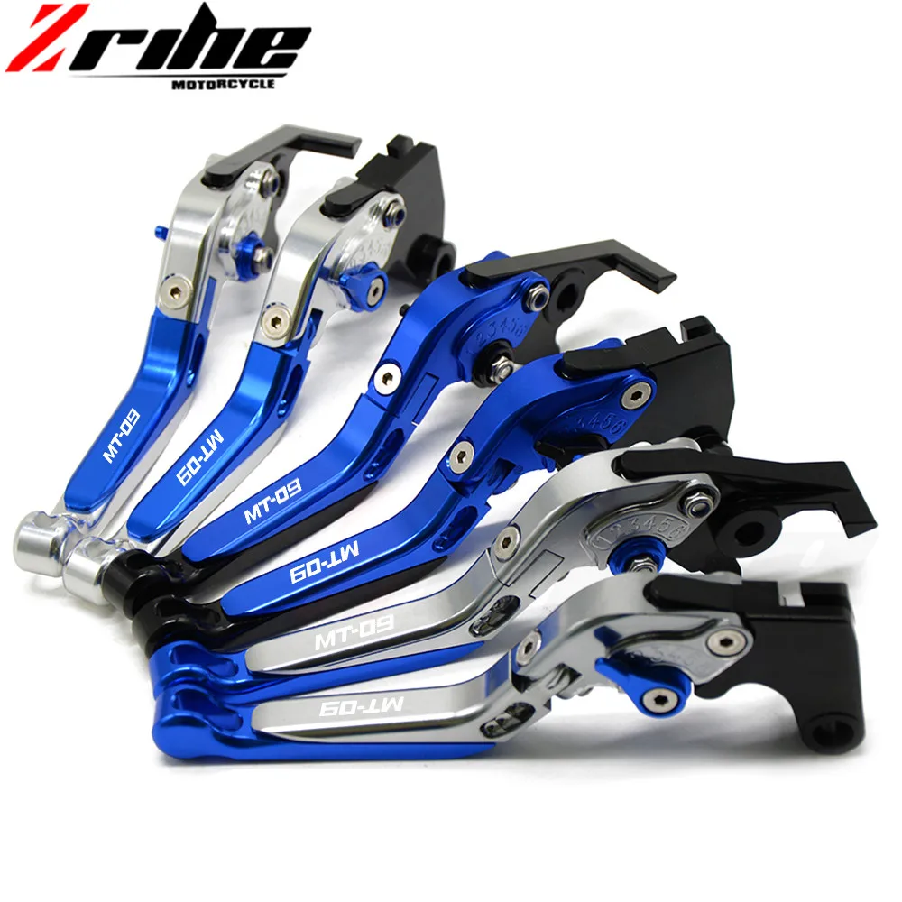 For YAMAHA MT-09 MT09 MT 09 Tracer 2014-2015 14 15 Motorcycle Accessories aluminum Folding Extendable Brake Clutch Levers | Автомобили и