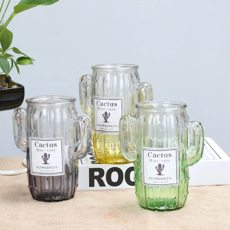 Креативные скандинавские стеклянные вазы для гостиной украшения стола