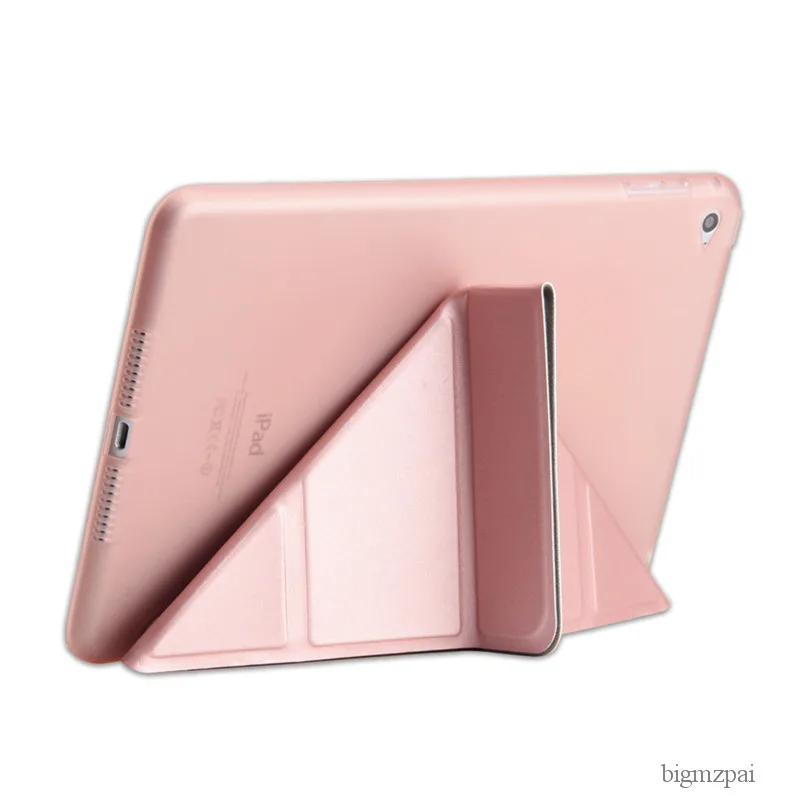 Умный кожаный чехол для Apple iPad Air 2 многофункциональный ультратонкий тройного