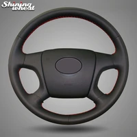 bannis black genuine leather steering wheel cover for old skoda octavia skoda fabia