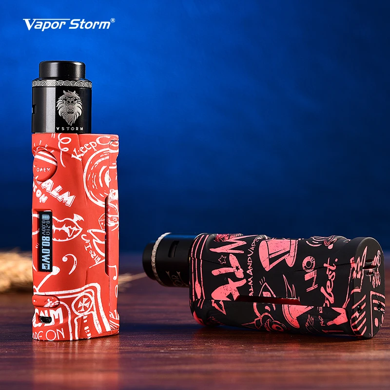 Оригинальный Vapor Storm Детский комплект Пума со львом RDA 80 Вт переменная мощность