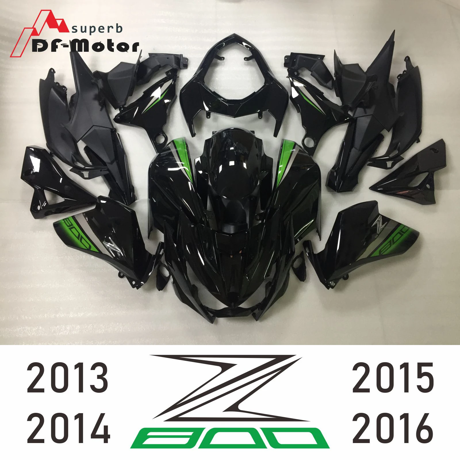 

For Kawasaki Z800 Z 800 2013 2014 2015 2016 Motorcycle Sticker Whole Car Sticker Fairing Sticker Racing Sticker green