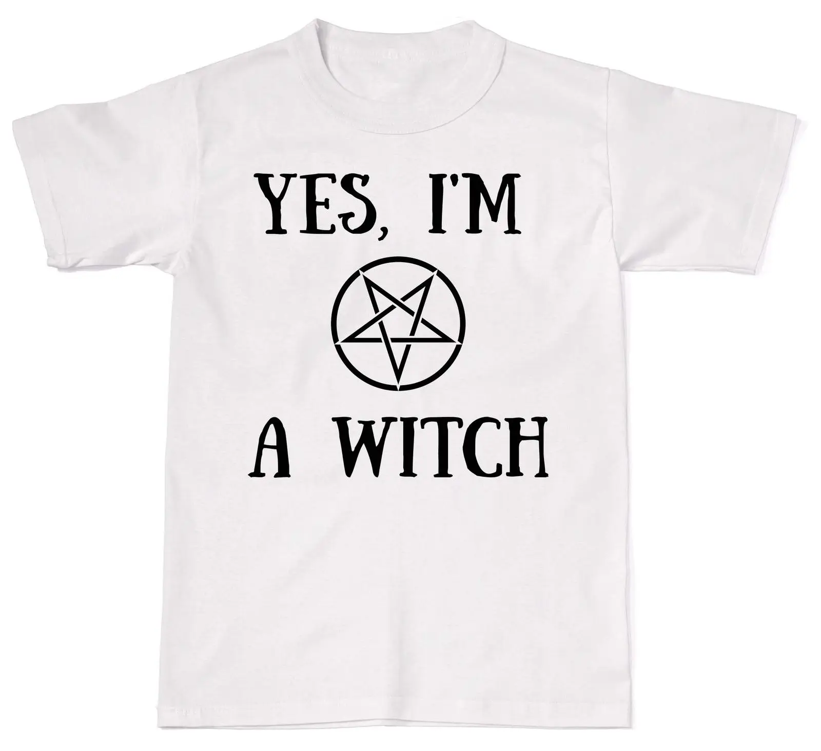 

2019 New Hot Sale Men T-shirt Yes I'm A Witch Halloween Scary Funny Spooky Mens Womens Cotton T-Shirt T shirt
