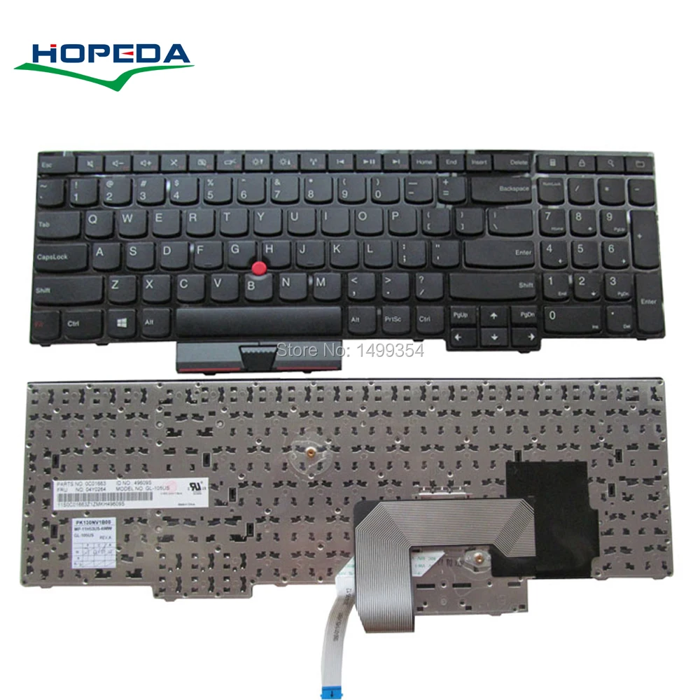 Новая клавиатура для ноутбука Lenovo Thinkpad E530C E530 E545 E535 замена клавиатуры|e530 keyboard|laptop