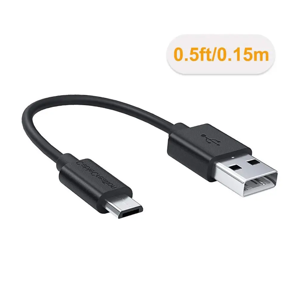 Кабель Micro USB высокоскоростной тройной экранированный короткий кабель 2 0 для 5