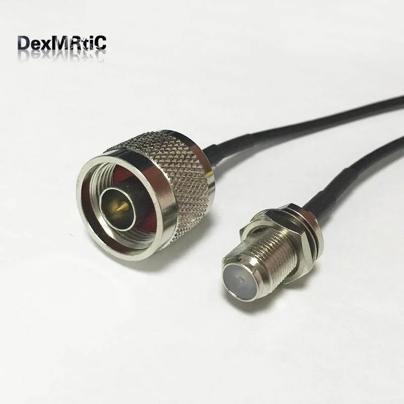 НОВЫЙ N штекер переключателя F Женский Соединительный кабель RG174 оптовая продажа