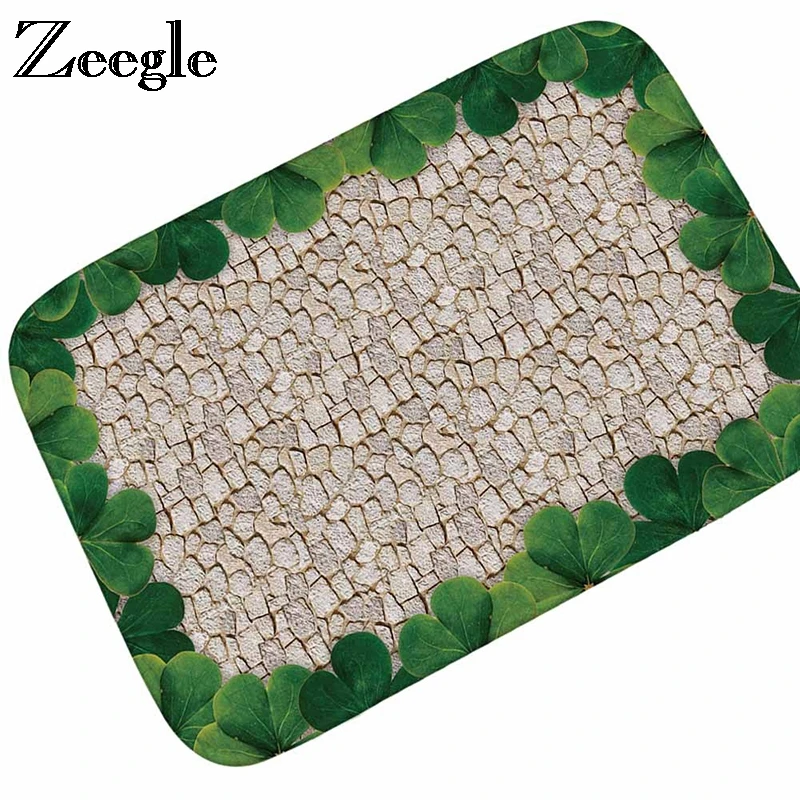 

Zeegle Door mats Outdoor Stone Pattern Hallway Rugs Floor Mat Living Room Carpet Non-slip Mats Bedroom Kitchen Rug Foot Mat