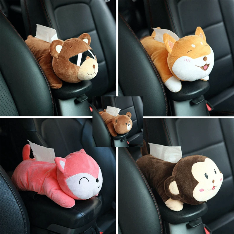 2019 Милая коробка для салфеток с животными защитный чехол туалетной бумаги