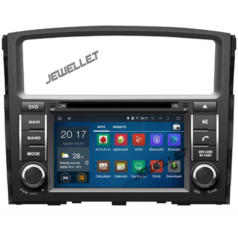 Восьмиядерный IPS экран Android 9 0 автомобильный DVD GPS Радио Навигация для Mitsubishi Pajero