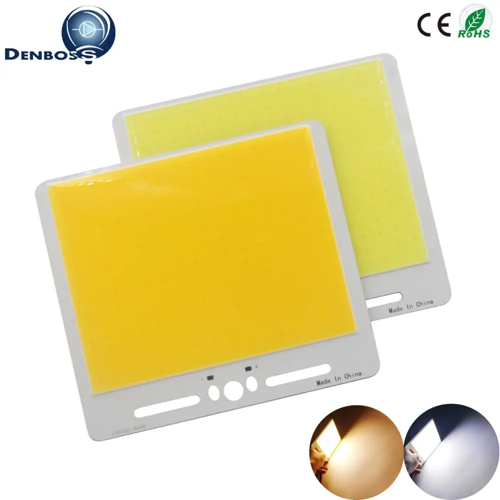 135x120 мм 100 Вт Светодиодная лампа COB 240 светодиодный s LED 12 В полоса для
