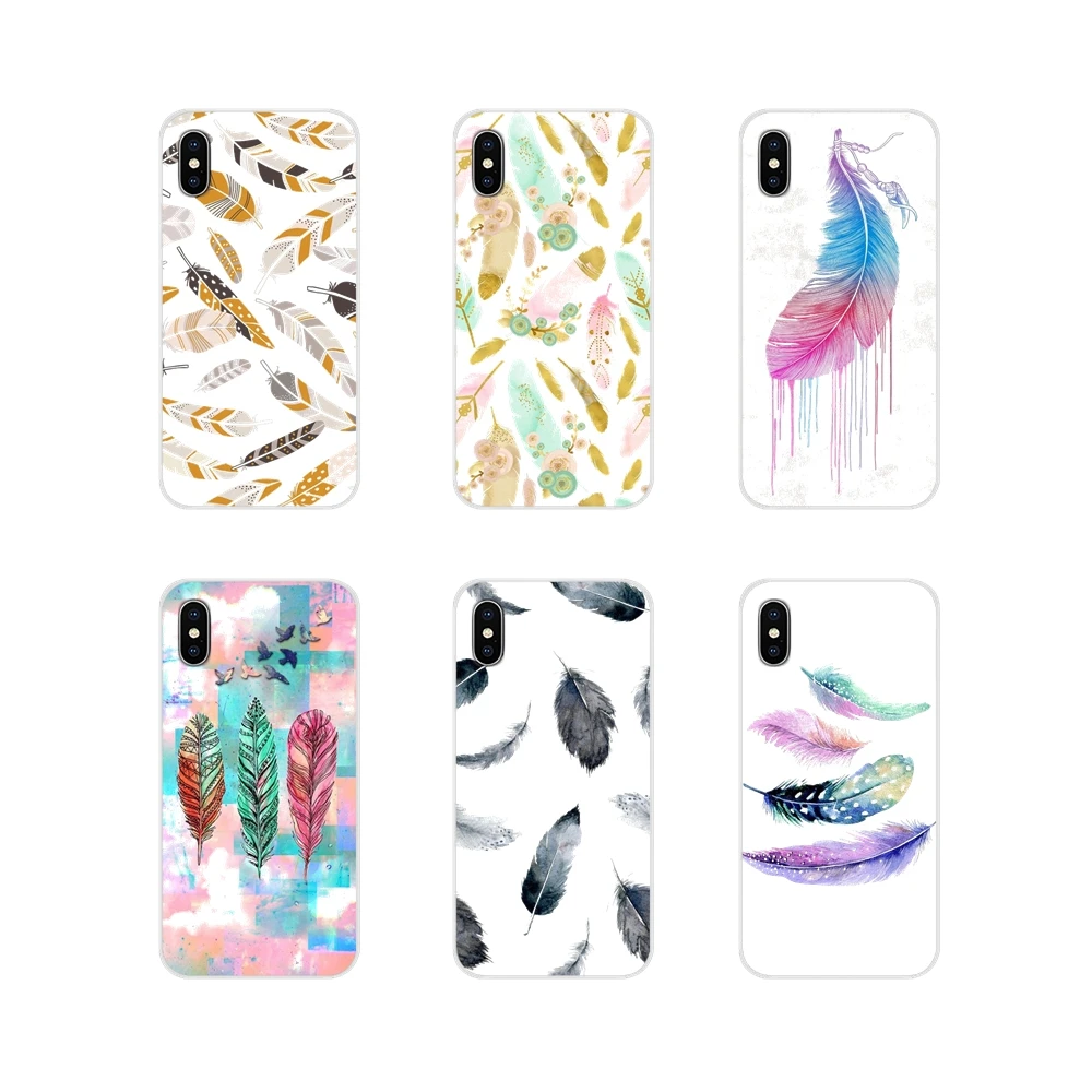 Мягкий прозрачный чехол для Apple iPhone X XR XS MAX 4 4S 5 5S 5C SE 6 6S 7 8 Plus ipod touch с разноцветными