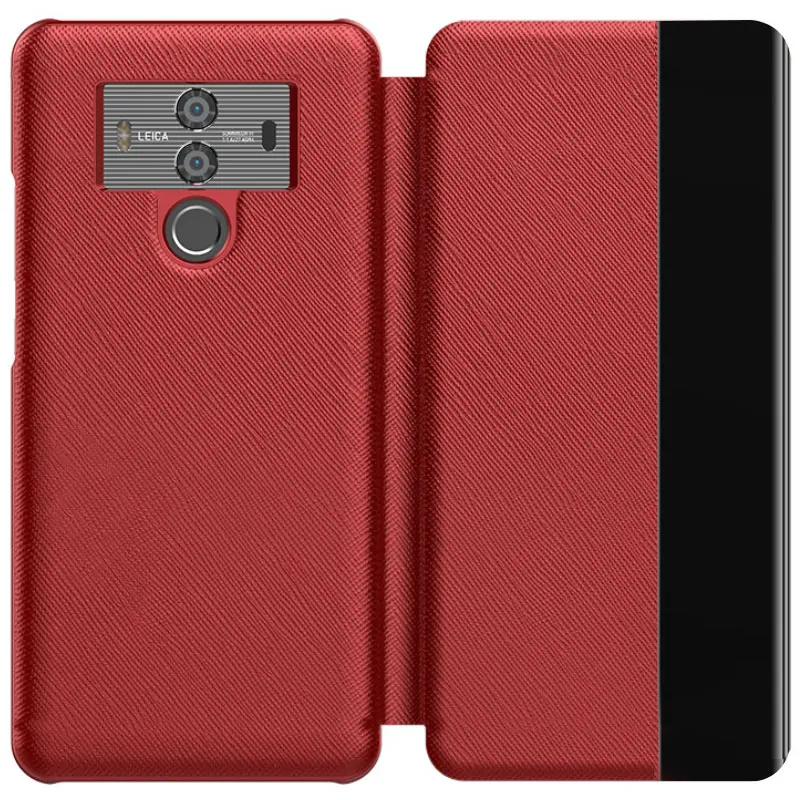 Для HUAWEI Mate 10 Pro чехол Роскошный умный чип вид на окно Флип из натуральной кожи спортивный автомобиль для Huawei Mate 9 Pro Чехол Для Телефона