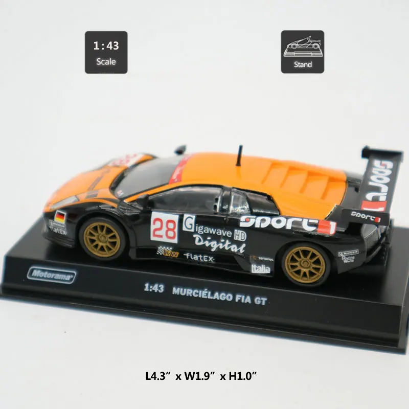 Гоммат 1/43 мотама 320SI/Z4M/мурциеллаго/MC12 Модель гоночного автомобиля 1:43 литые