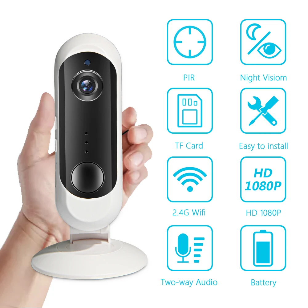 

IP-камера облачная с ИК-подсветкой и ночным видением, 1080P