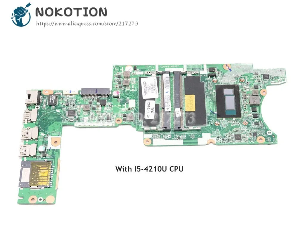 NOKOTION материнская плата для ноутбука HP Pavilion 13-A X360 I5-4210U CPU DDR3L 767820-001 767820-501 774603-501