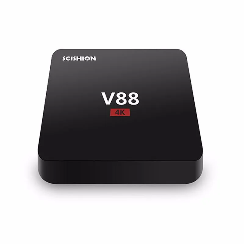 Смарт-ТВ приставка SCISHION V88 Android 5,1 приставка Rockchip 3229 Четырехъядерный 4K H.265 1 ГБ ОЗУ 8 Гб ПЗУ Android умный медиаплеер