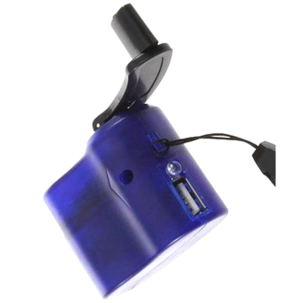 Открытый USB телефон чрезвычайных Зарядное устройство Глянцевая белая виниловая отдых путешествия Многофункциональный зарядное устройство с Динамо-машиной SOS Набор предметов на случай чрезвычайной ситуации инструмент