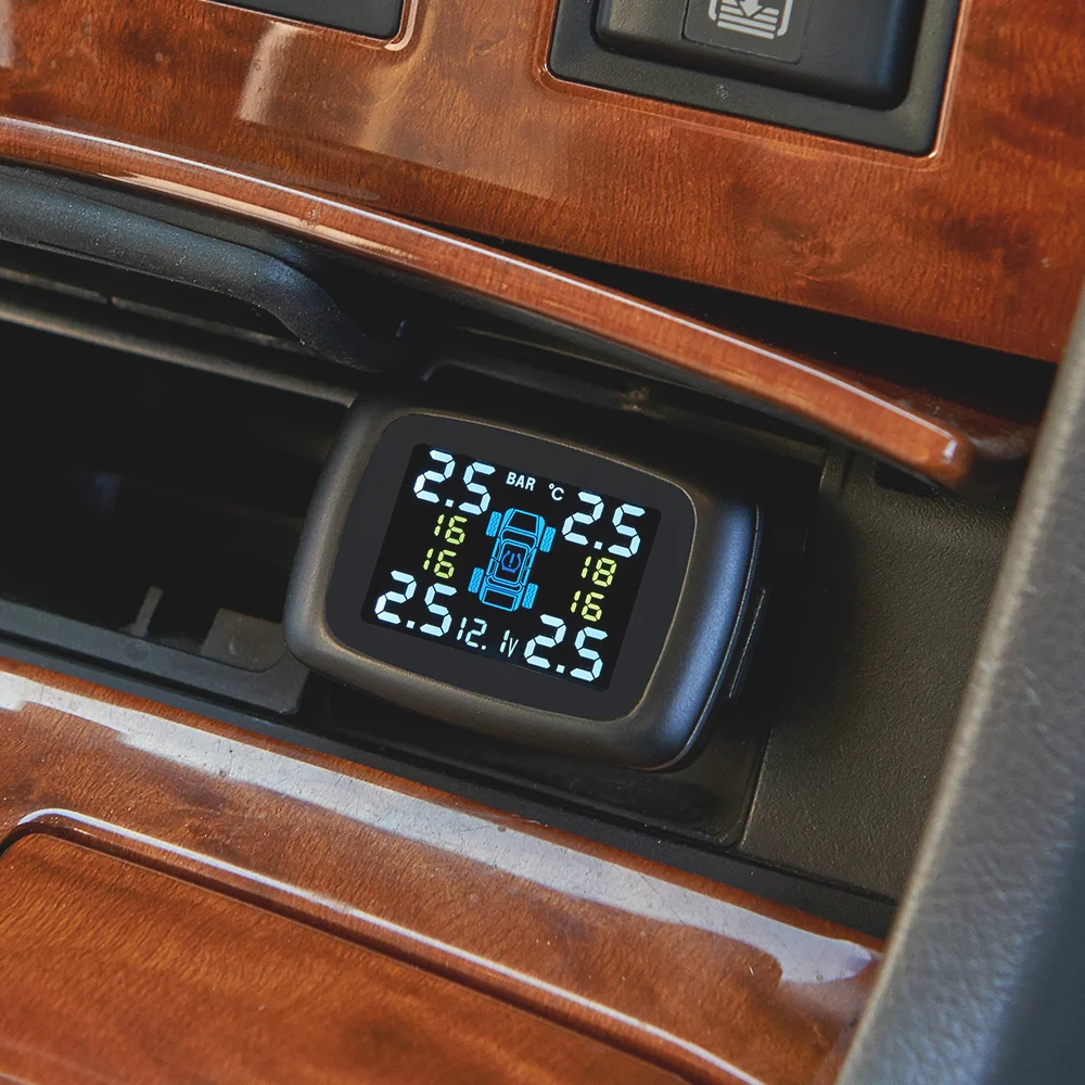 Riboton C100 Солнечный TPMS автомобильный диагностический монитор безопасности шин с 4