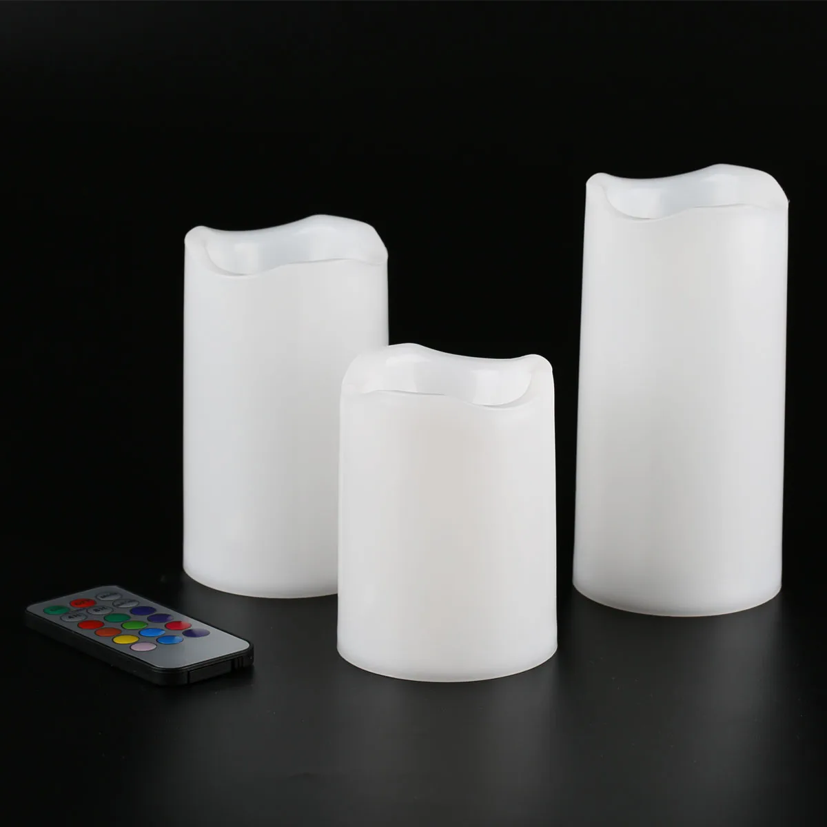 3 шт./компл. электронные свечи с таймером светодиодные меняющие цвет Пульт