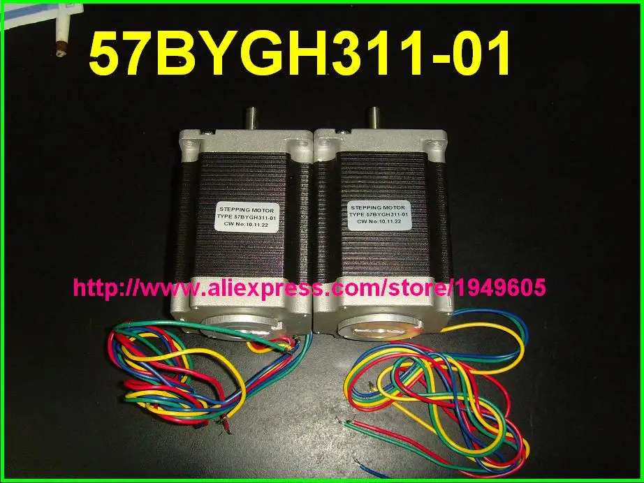 NEMA23 57BYGH311 01 фрезерный станок с ЧПУ 1 8 градусов двухфазный гибридный шаговый