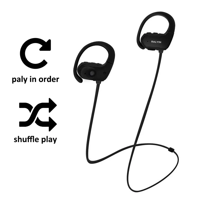 M2 Bluetooth 4 2 наушники спортивные водонепроницаемые беспроводные с 8 Гб mp3 плеером