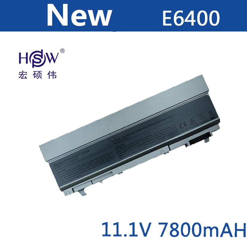 HSW 7800 мАч аккумулятор для ноутбука Dell Latitude E6400 E6410 E6500 E6510 точность M2400 M4400 M4500 M6400 M6500