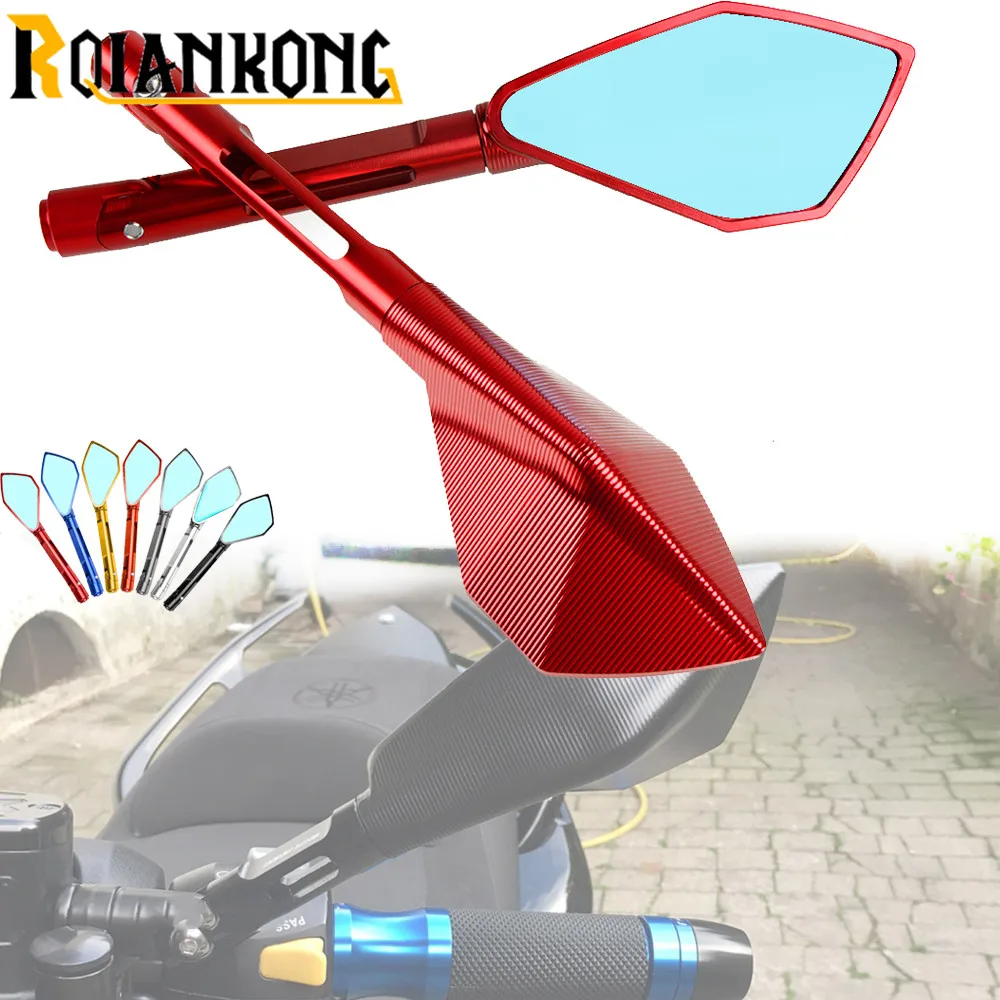 

For KAWASAKI ER-6N Z1000 Z750 Yamaha R1 R3 R6 R125 FZ6 FZ1 FAZER XV 950 MT07 MT09 MT 03 Motorcycle Accessories Rearview Mirror