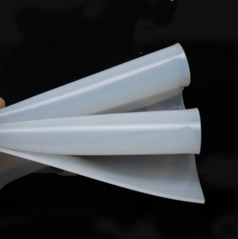 

1-3mm Silicone Rubber Sheet milky white silicone rubber sheeting heat resist rubber mat 500x500mm