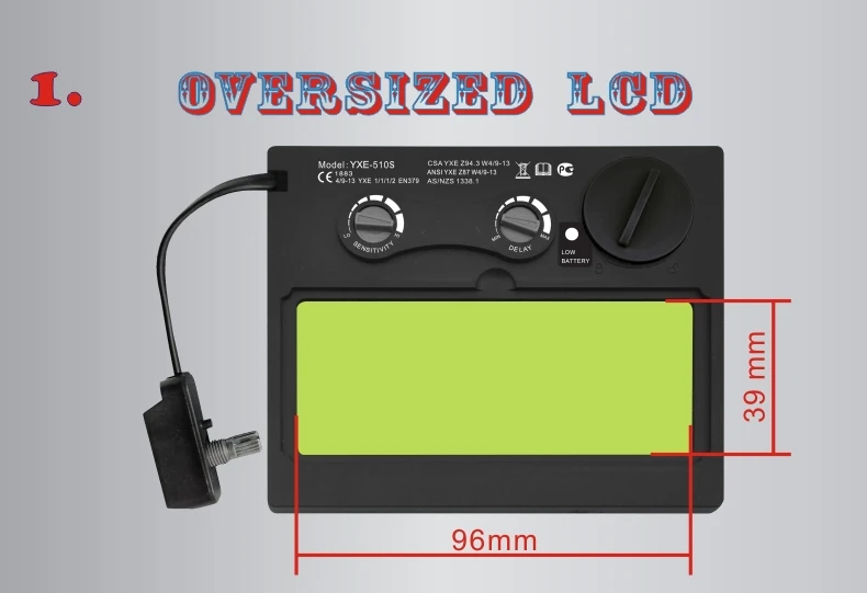 Авто-сварочного щитка с автоматическим затемнением фильтр/сварочные маски