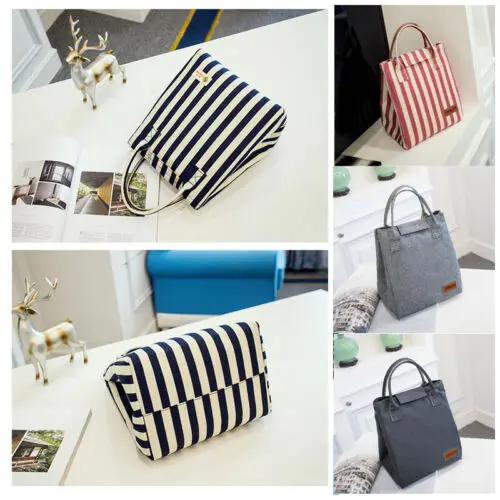 Женская Мужская кулер Изолированная полоса для пикника Сумка обеда портативная