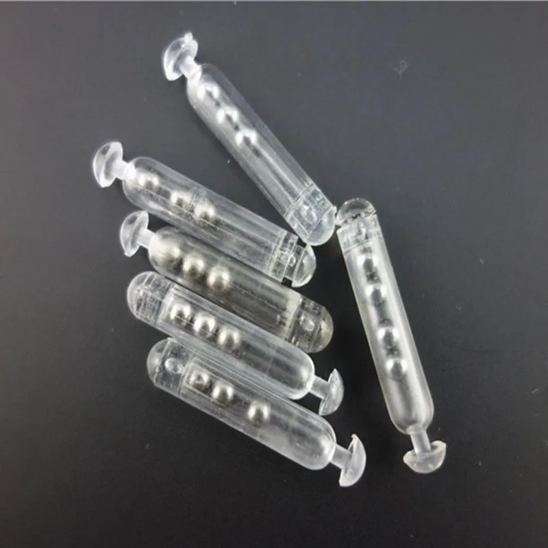 Пластиковые Погремушки 10 шт./лот вставка в трубку для джига червя приманка рыбной