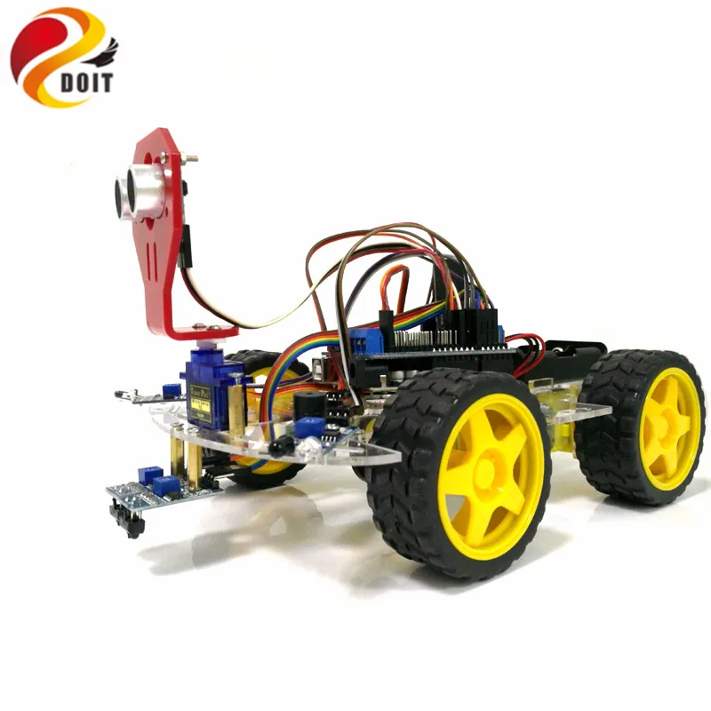 Новинка WiFi контроль обхода отслеживание умный робот автомобильный комплект