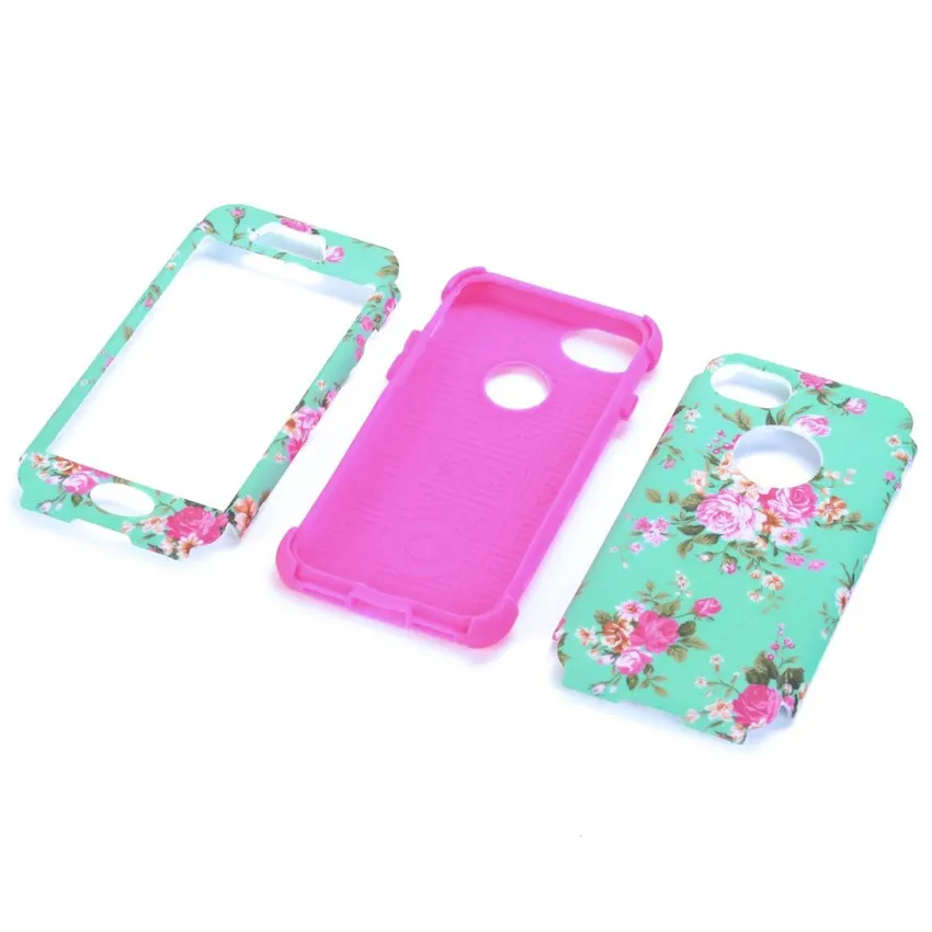 For iPhone 6 Case Dual Layer Defender silicon iphone 7 6s plus Hard Plastic 3 in 1 Heavy Duty Armor Hybrid Phone Cover |