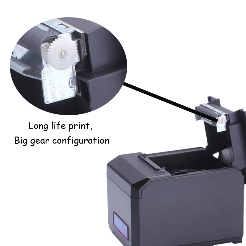 pos 80 printer thermal driver download with auto cutter usb and serial port HS-E81US restaurant order printing slip | Компьютеры и