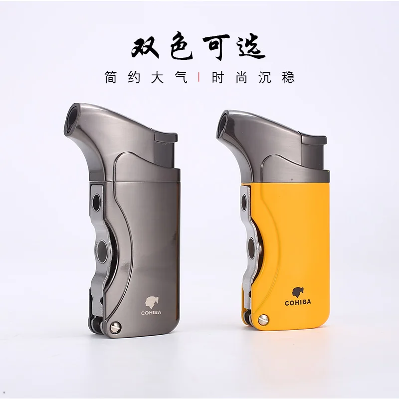 COHIBA гаджет Высокое качество Tirbo Зажигалка красивая металлическая