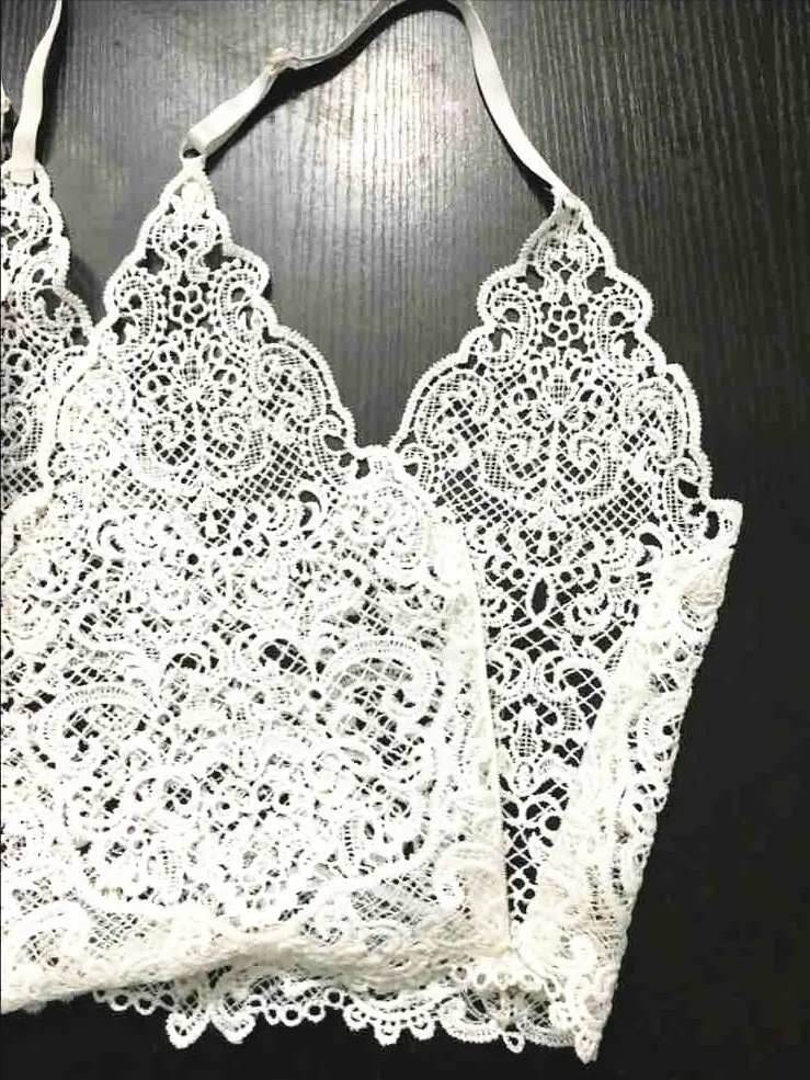 Женская рубашка с неровным краем однотонная блузка льняные кружевными дырками