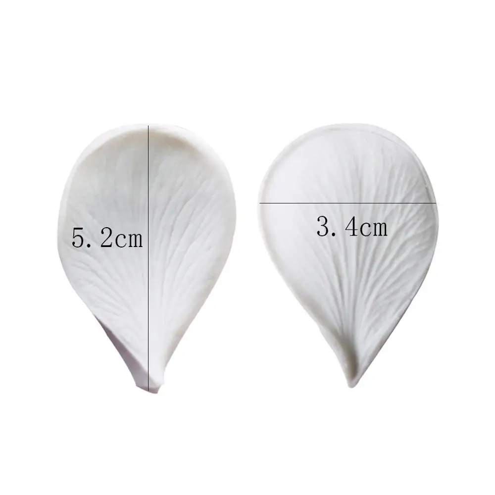 Цветочные лепестки из ФРАНЖИПАНИ силиконовая форма цветочная для помадки