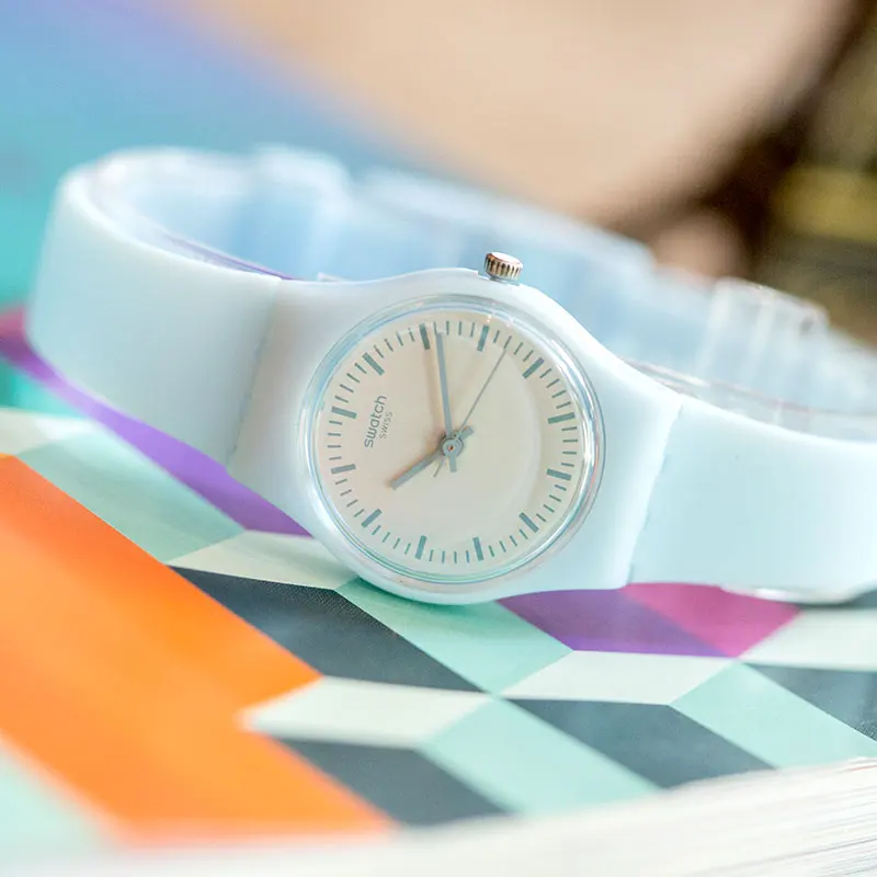 Swatch часы женские серии синие кварцевые LL119|Женские наручные часы| |
