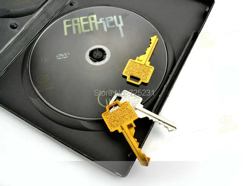 Бесплатная доставка! FreaKey от Грегори Уилсона (DVD и реквизит) фокусы для магических