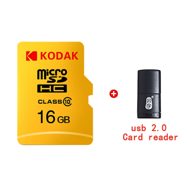 16GB-C286 Kodak micro sd карта 16 ГБ 32 ГБ 64 ГБ 128 ГБ SDXC/SDHC класс 10 Флэш-карта памяти micro sd 32 Гб sdcard для смартфонов/камер - Емкость: 16GB-C286