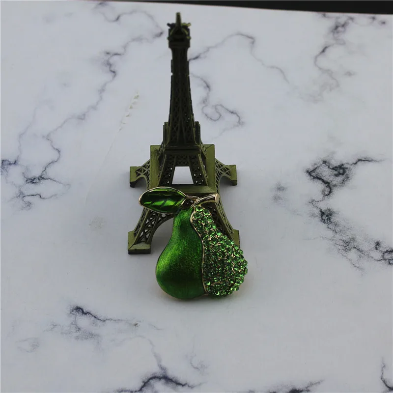 2019 Ретро атмосферный Стиль зеленая эмаль инкрустированные полудрагоценные