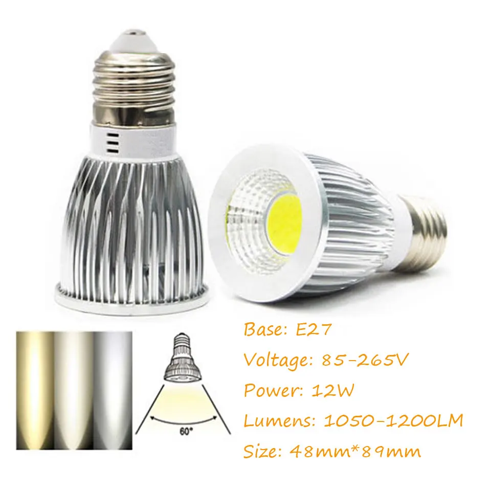 Светодиодная лампа GU10 E27 E14 MR16 12 В постоянного тока 220 110 6 Вт 9 85 265 в|led bulb light|bulb lightcob