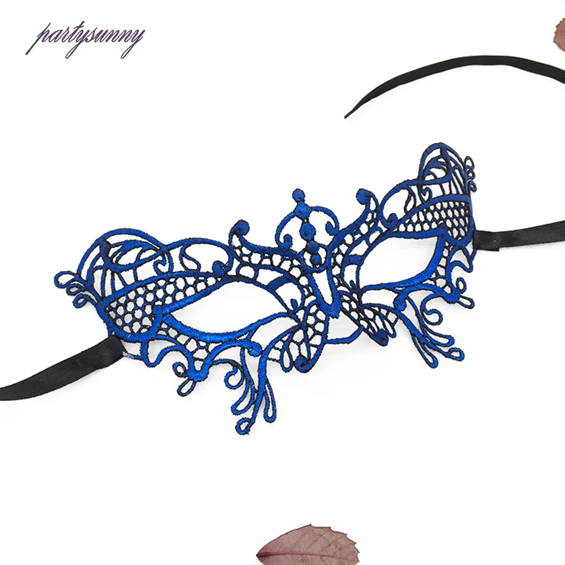 PF многоцветный кружева маска пикантные лицо мяч маски Хэллоуин маскарадные