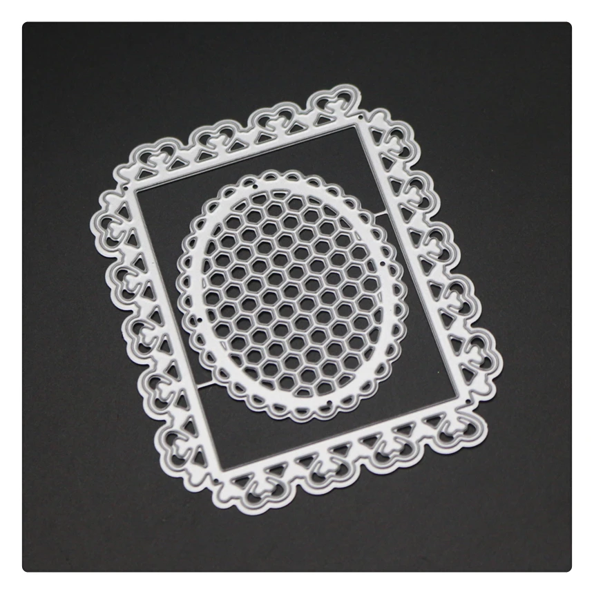 YINISE альбом для скрапбукинга металлические режущие штампы трафареты кружевной