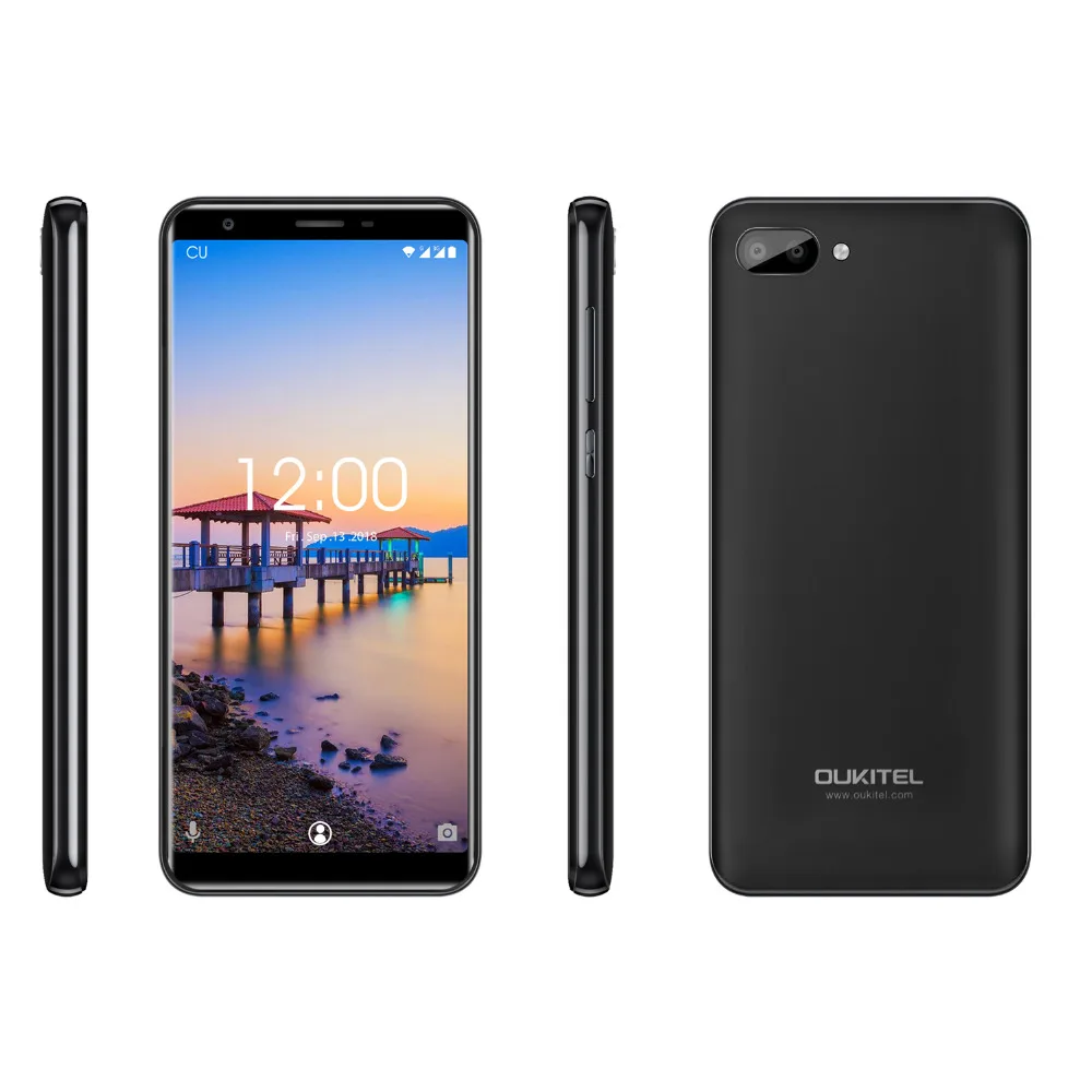 Оригинальный OUKITEL C11 5 дюйма Android 8 1 мобильный телефон 4 ядра 3g смартфон 1G