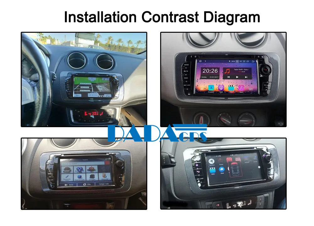2 din Android 9,0 4+ 32 ГБ автомобиля радио мультимедиа DVD плеер для SEAT IBIZA 2009 2010 2011 2012 2013 gps географические карты навигации стерео Авто