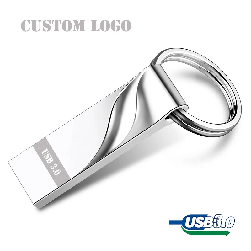 Usb 3 0 флеш накопитель 64GB с логотипом на заказ USB 4GB 16GB 32 GB металлический Usb3.0 карта