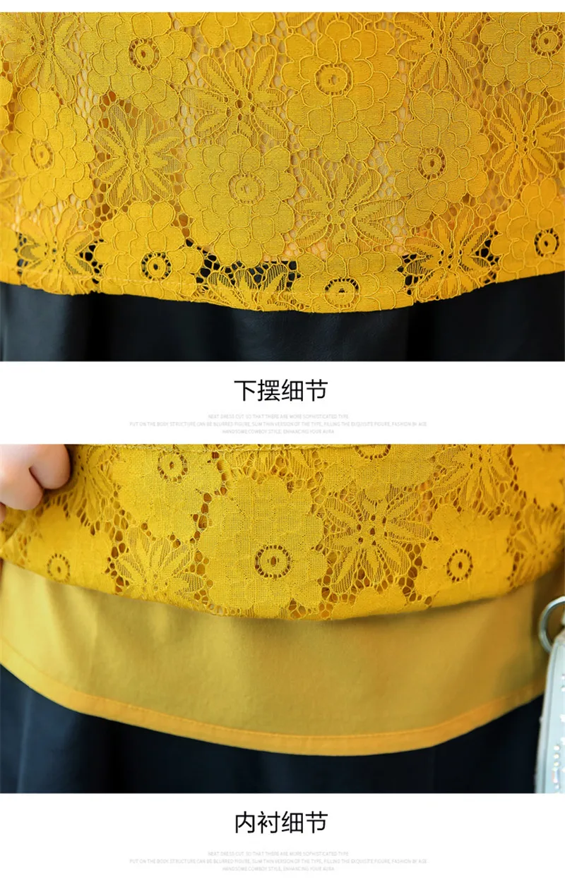 2019 новая весенняя Осенняя Женская кружевная рубашка Модная элегантная с